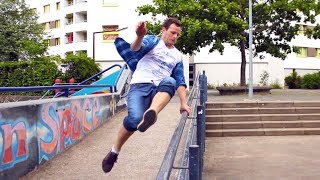 Parkour Tutorial  Anfänger  Basics  Lazy Vault [upl. by Narah]