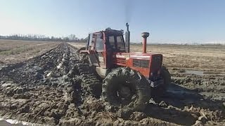 MUST SEE Ploughing in extreme conditions with tracks [upl. by Yanaton]