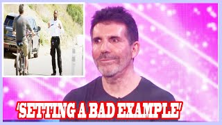 Simon Cowell gets egged on Britains Got Talent [upl. by Stulin356]