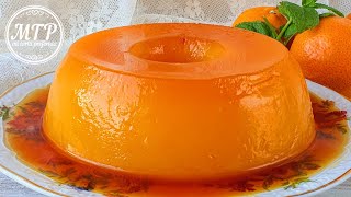 FLAN DE NARANJA SIN HORNO  SIN HUEVO Y SIN GELATINA  Mi tarta preferida [upl. by Jezebel528]