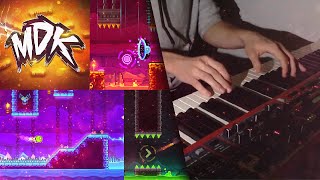 MDK  Dash ON PIANO From Geometry Dash 22 geometrydash [upl. by Anilemrac]