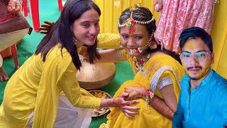 Garhwali Haldi Riti Riwaz  हल्दी हात Haldi baan  Suyash Aswal Vlogs [upl. by Rafferty]