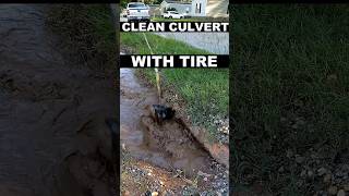 Best Way To Clean Culvert Pipe [upl. by Xever]