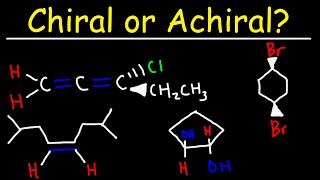 Chiral and Achiral Molecules  Allenes and Alkenes [upl. by Nongim]