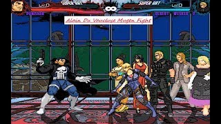 Mugen  Punisher Marvel Vs Albert Wesker V Resident Evil Request [upl. by Aelanej]