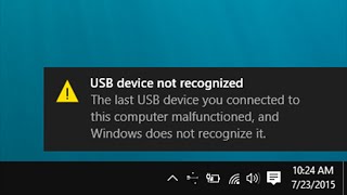 How To Fix USB Device Not Recognized in Windows 10 [upl. by Notlimah84]