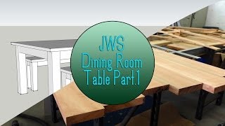 Build a Dining Room Table Set  Part 1 The Top [upl. by Tessler]