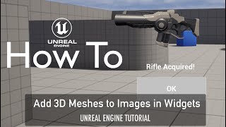 How To Add 3D Meshes to Images in Widgets [upl. by Eelanej]