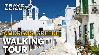 The BEST Greek Island Youve NEVER Heard Of  Amorgos Greece  Walk with TravelLeisure [upl. by Nnire583]