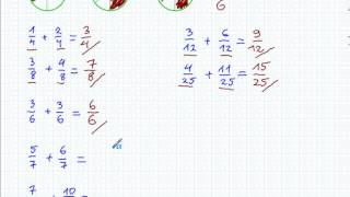 Dodawanie ułamków zwykłych o jednakowych mianownikach  Matematyka Szkoła Podstawowa i Gimnazjum [upl. by Rosemare]