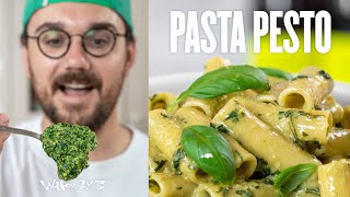 La meilleure recette de pâtes au pesto maison 10 minutes chrono  🍃🔥 [upl. by Ellek796]