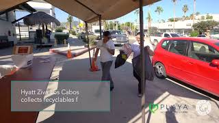 Hyatt Ziva Los Cabos Community Recycling Project [upl. by Dibri]