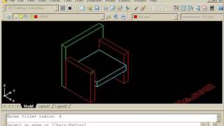 Extruding into 3D solids with AutoCAD  tutorial from myCADsitecom [upl. by Adonis363]