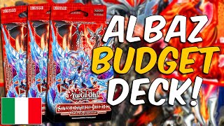 ITA Budget 3x Structure Albaz Strike Deck List  YuGiOh TCG [upl. by Aural850]