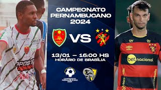 PETROLINA X SPORT  CAMPEONATO PERNAMBUCANO  JOGO COMPLETO [upl. by Trillby720]