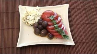 How To Cook Tomato And Olive Salad With Ricotta [upl. by Croix]