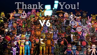 All FNAF Characters Sing The FNAF Song V6 [upl. by Nwahsit235]