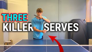 Top 5 Creative Table Tennis Serves [upl. by Laubin492]