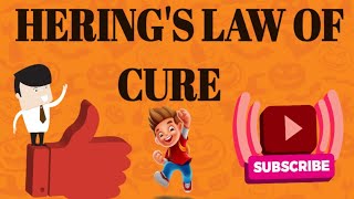 HERINGS LAW OF CURE [upl. by Meta641]