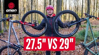 Whats The Best Wheel Size  275quot Vs 29quot MTB Hardtail [upl. by Enisaj]