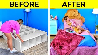 Extreme Room Makeover  DIY Ideas For Your Bedroom [upl. by Etnecniv]