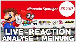 NINTENDO SPOTLIGHT E3 2017 amp TREEHOUSE LIVE REACTION  ANALYSE amp MEINUNG ft Lonestar [upl. by Un]