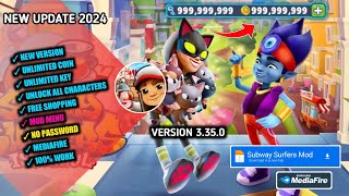 Update Subway Surfers Mod Apk 3350 Latest Version 2024  Unlimited Money amp Unlock All Characters [upl. by Odnalra]