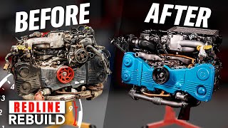 Junkyard Subaru WRX Engine Restoration  Redline Rebuild TimeLapse [upl. by Iyre234]