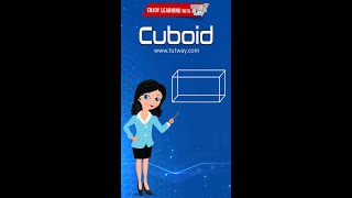 3D Shapes For Kids  Cuboid 3D Shape  Cuboid Vertices Edges Faces  Math shorts [upl. by Chavez]