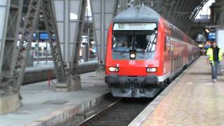 RE Stockheimer Lieschen Ausfahrt Frankfurt am Main Hbf Gleis 15 [upl. by Ytte946]