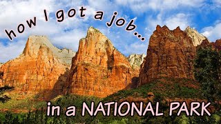 HOW TO GET A JOB IN A NATIONAL PARK using xanterra  aramark [upl. by Killam]