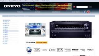 ONKYO  Firmware Update for the TXNR414 TXNR515 amp TXNR616 via USB [upl. by Elletse]