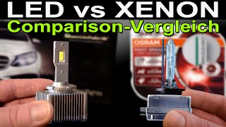 LED vs Xenon  Osram Night Breaker LASER HID  Benzinfabrik LED Retrofit Comparison Vergleich [upl. by Remo326]