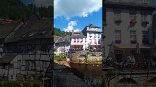 Этот город нужно посетить в Германии Monschau Deutschland shorts monschautravellifedeutschland [upl. by Yroffej]