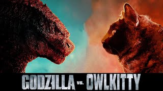 Godzilla vs Cat OwlKitty Parody [upl. by Spatola]