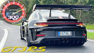 Porsche 992 GT3 RS  0300 TOP SPEED POV amp SOUND [upl. by Darom]