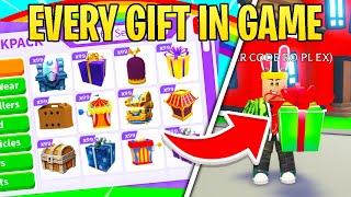 I UNBOXED every RARE GIFTyou wont believe what I got adopt me rich server [upl. by Atinal]