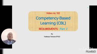 Video 102 Competency Based Learning  Video 102 [upl. by Dhiren80]