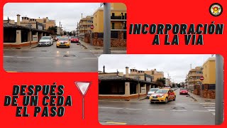 Como incorporarse a la vía después de un ceda el paso 🚗 2021 [upl. by Fullerton]