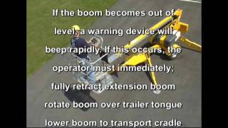 BilJax 3632T Boom Lift Safety amp Operational Instruction Video Part 2 [upl. by Ocisnarf]