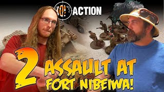 ASSAULT AT FORT NIBEIWA  Italians vs British 800 pts Bolt Action battle report [upl. by Yenoh]