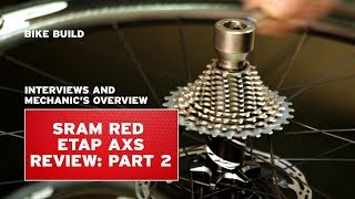 SRAM Red eTap AXS  part 2 bike build mechanics overview [upl. by Ky99]