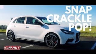 2019 Hyundai i30N  REVIEW  pops bangs and giggles from loudmouth hatch [upl. by Atlee283]