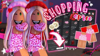 1K Preppy Valentines Roblox Shopping Spree early 🤭 ☎️💓🤙 [upl. by Turino]