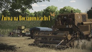 ŻNIWANowa seria czyli Bocianowicev1 w fs22 a z nią powrót na YouTube po 4 miesiącach [upl. by Ashok]