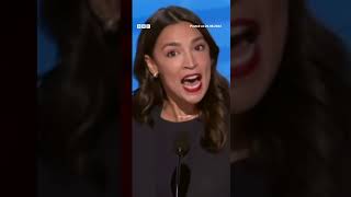 Alexandria OcasioCortez tells DNC crowd that quotKamala is for youquot DNC Harris AOC BBCNews [upl. by Inwat601]