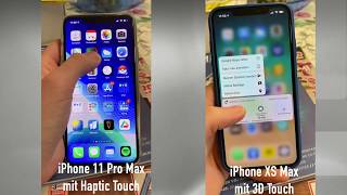 Haptic Touch vs 3D Touch SpeedTest [upl. by Adabel]