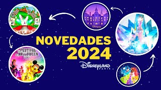 DISNEYLAND PARIS anuncia todas sus NOVEDADES para el 2024 😱🎉 [upl. by Avis100]