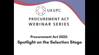 UKUPC Spotlight on the Selection Stage 20240627 [upl. by Novahc]