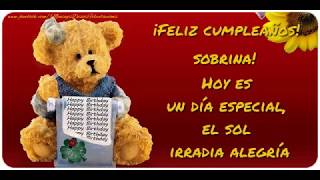 ¡Feliz Cumpleaños Sobrina Happy Birthday Sobrina [upl. by Barnet144]